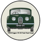 Jaguar XK120 FHC (disc wheels) 1948-54 Coaster 6